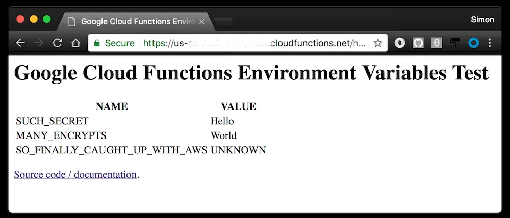 Some environment variables now have values set.