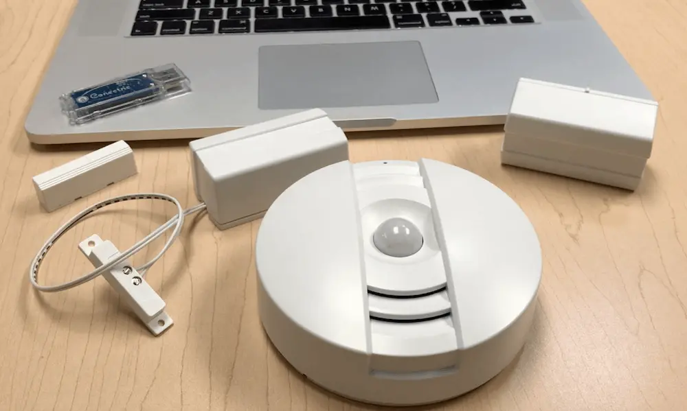 The Conectric sensors and router.