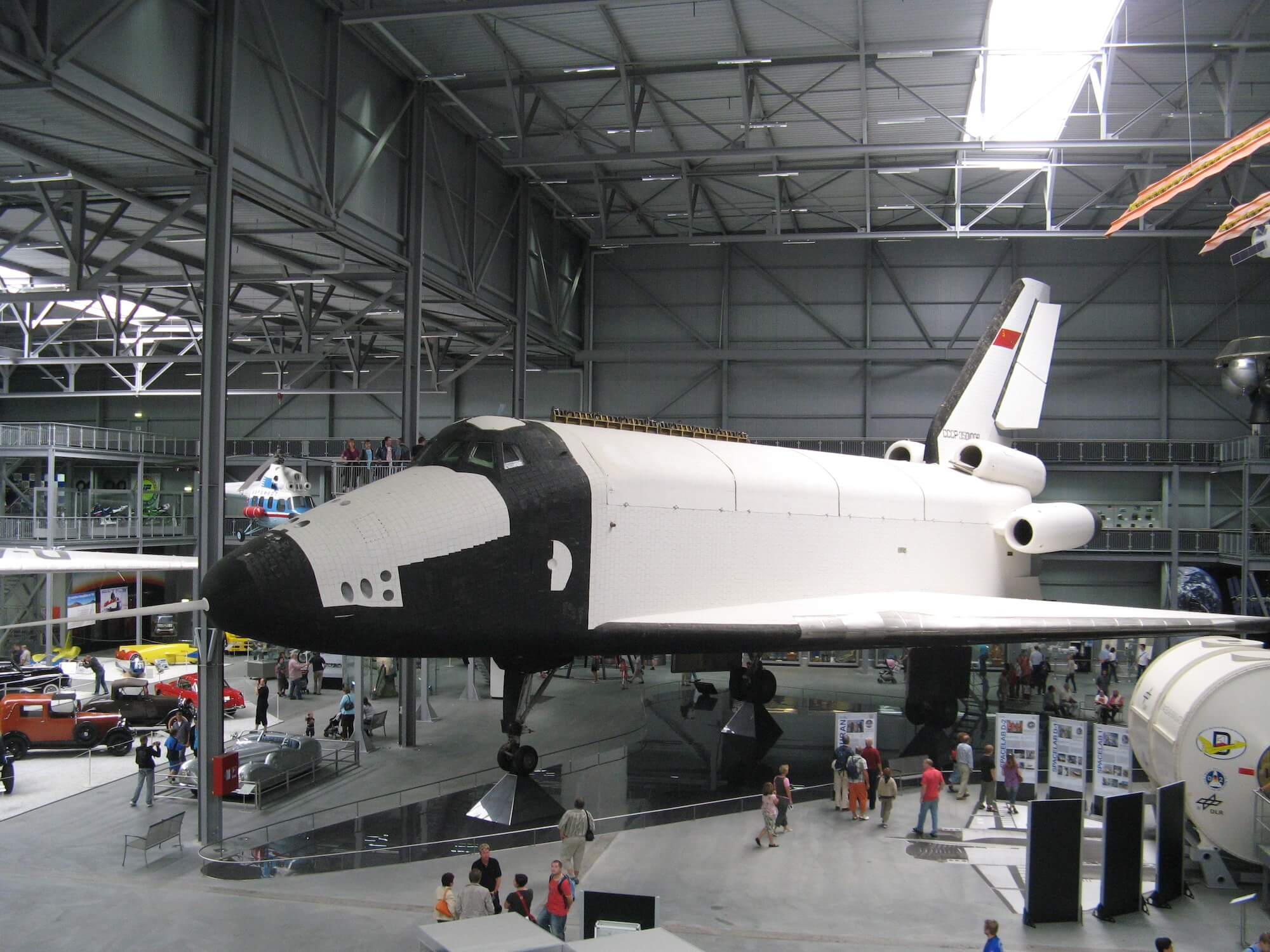 Buran aerodynamic analogue in a museum in Speyer, Germany.