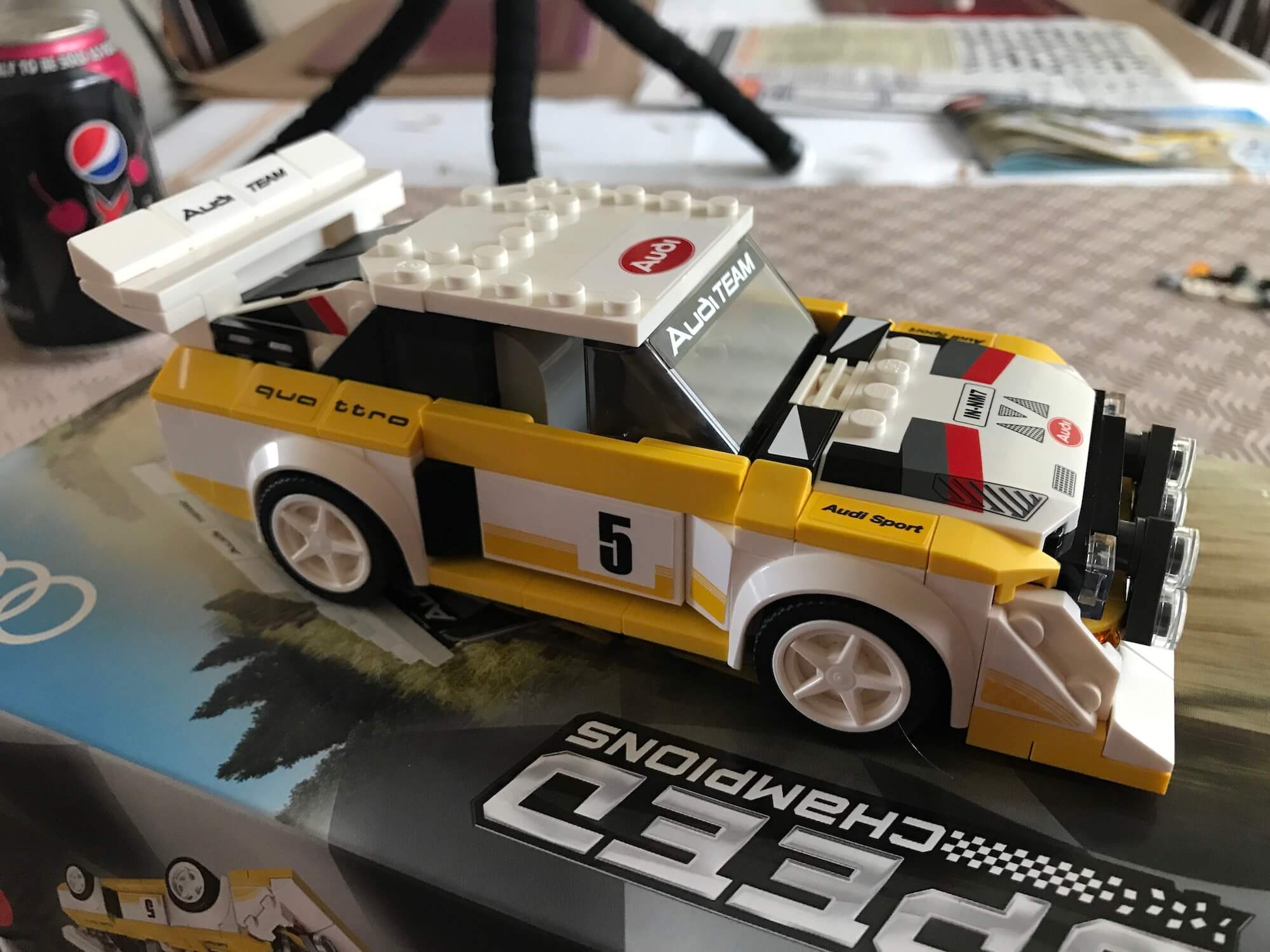 Building the Lego Audi Quattro S1 Set | simonprickett.dev