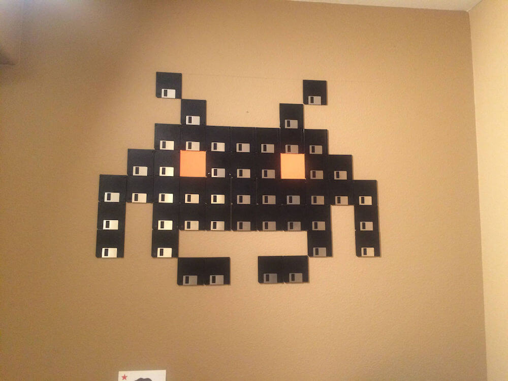 Pac Man mosaic