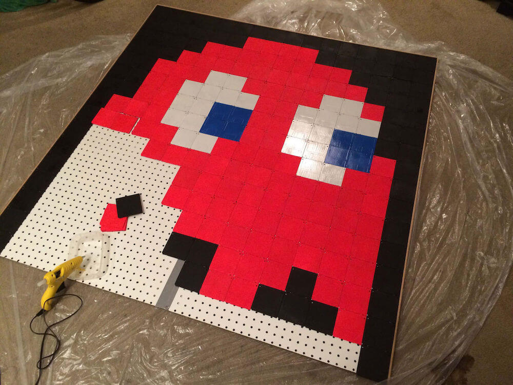 Pac Man mosaic