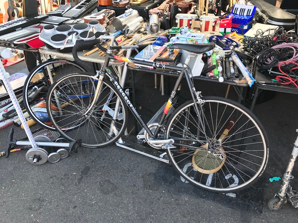 Peugeot bike at flea market