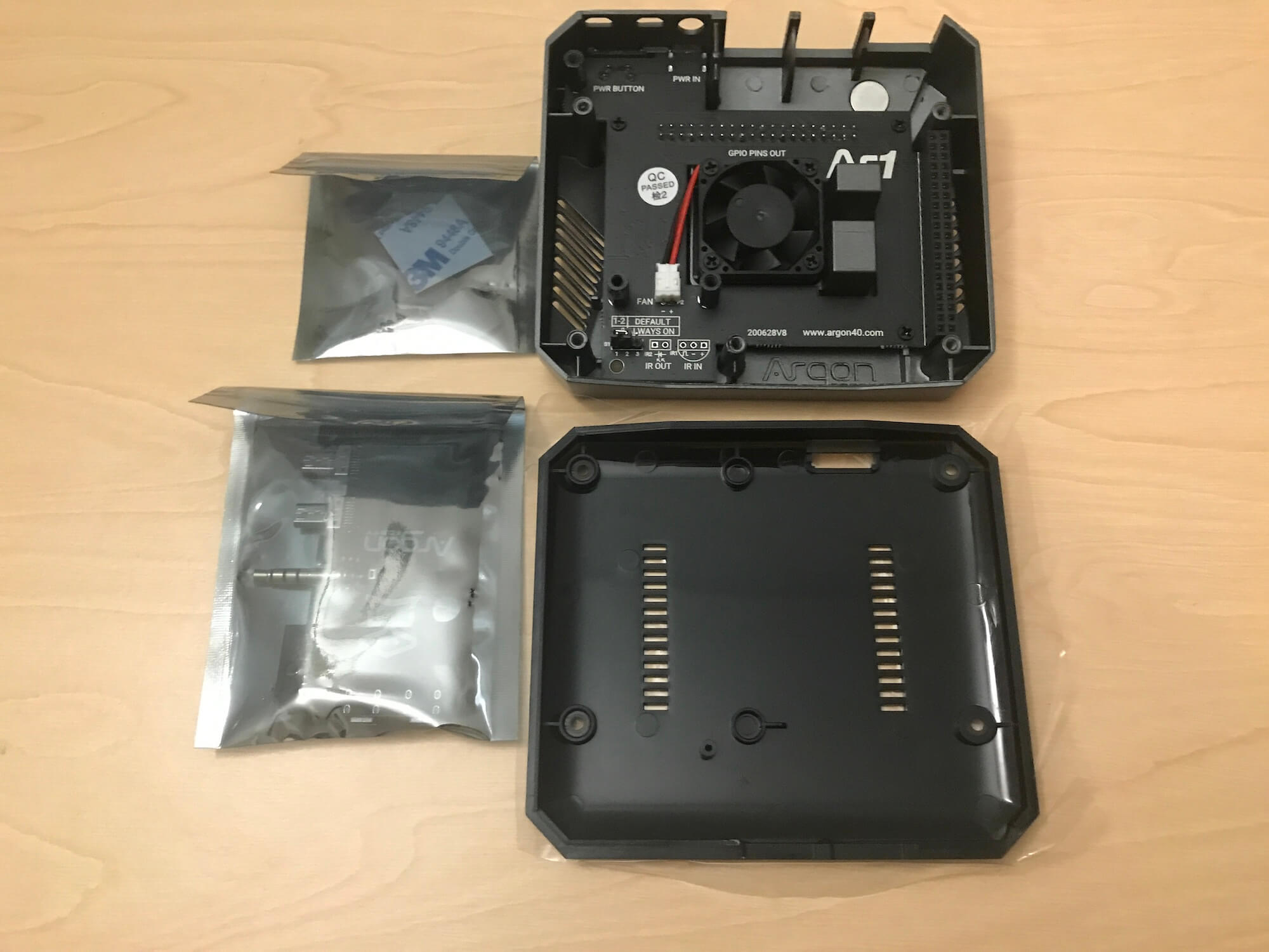 Pi 4 Desktop Case parts