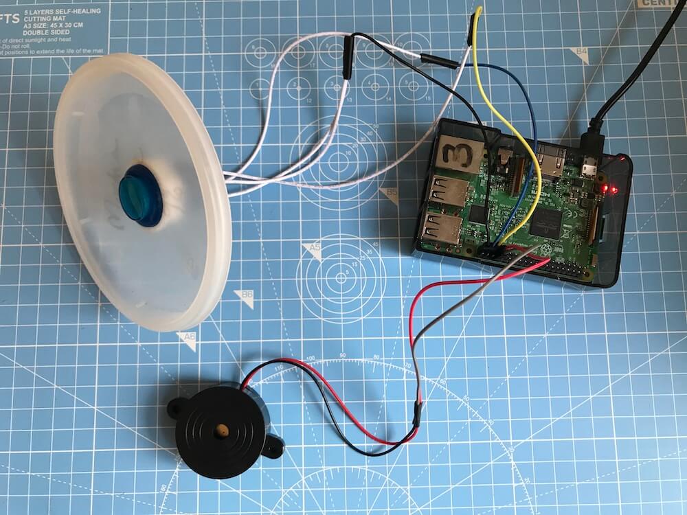 Making a Game with a Raspberry Pi, LED Arcade Button, Buzzer and Python