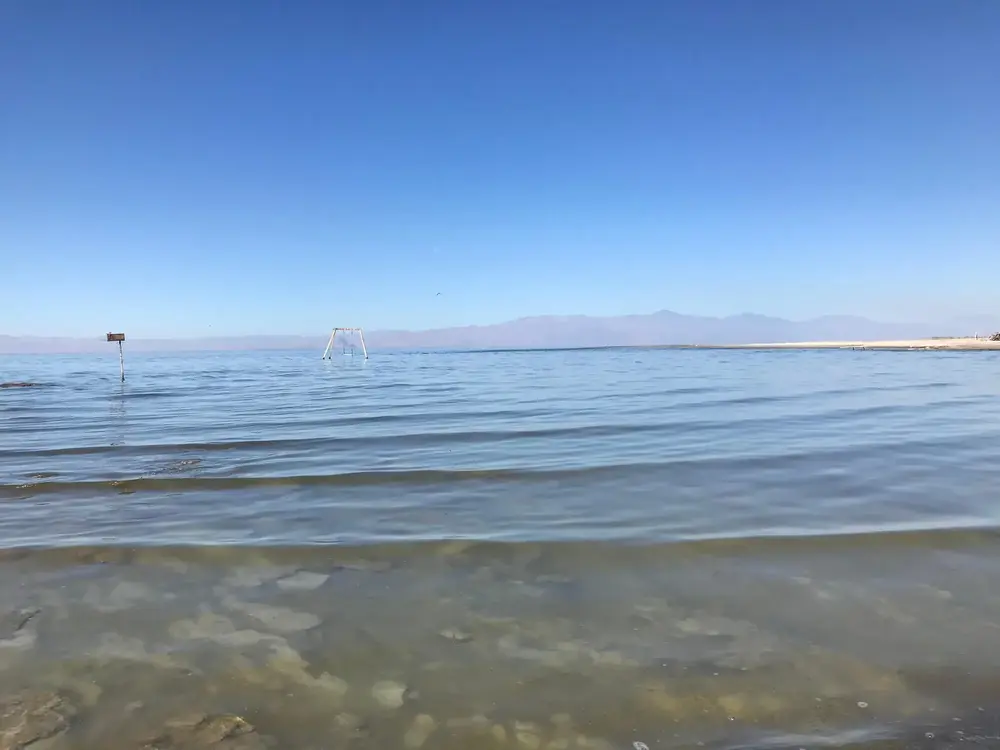 Swing and mailbox in the Sea (for now...)